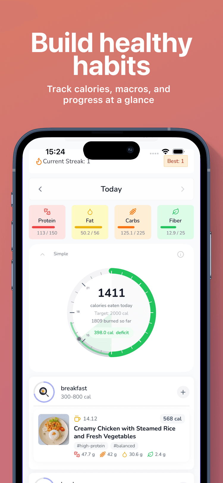 NutriGuide.fit App Dashboard